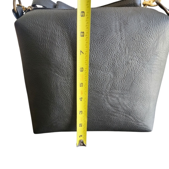 Leather Black Dreamcatcher Tote Bag With Crosbody - Picture 6 of 7